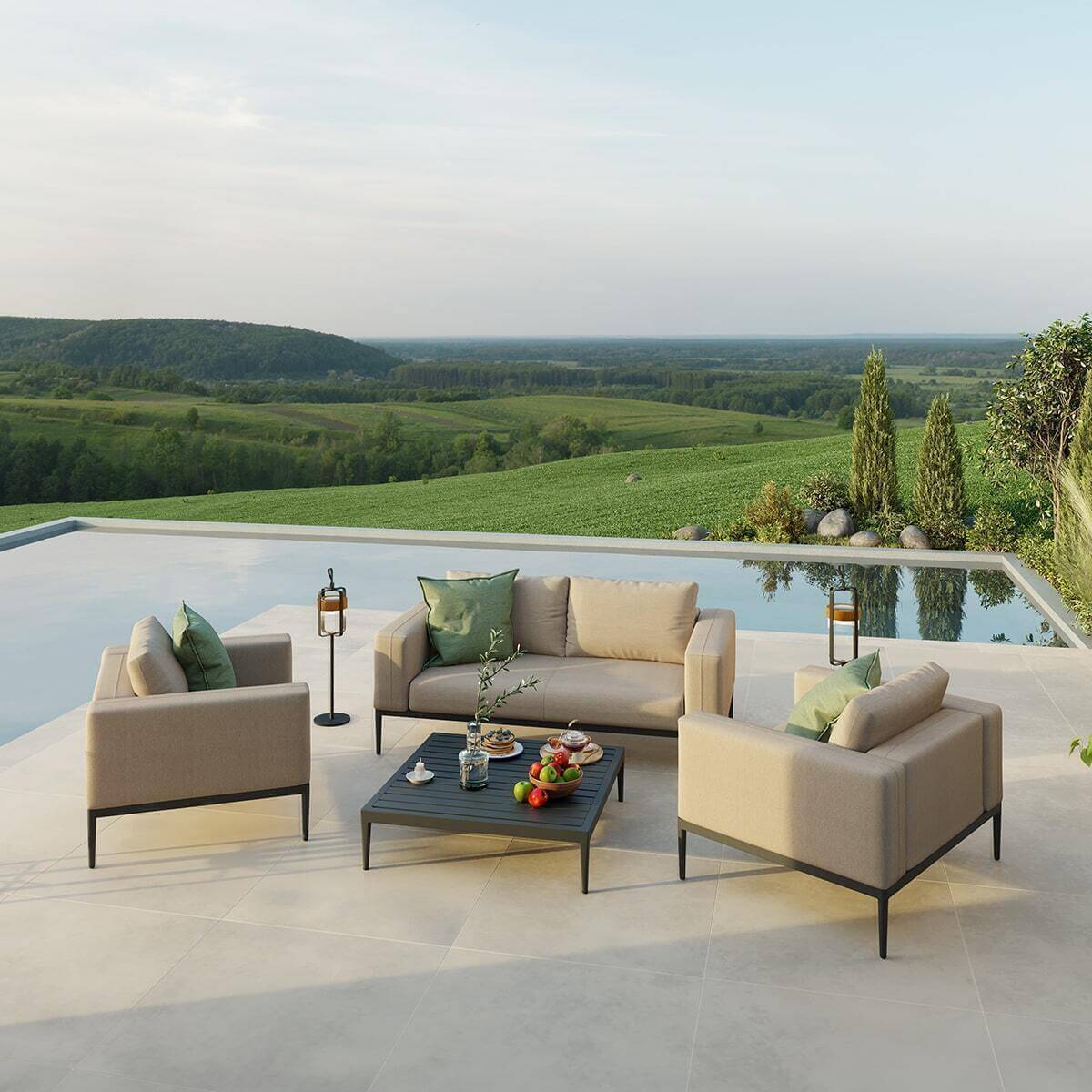 Maze Outdoor Eve 2 Seat Sofa Set