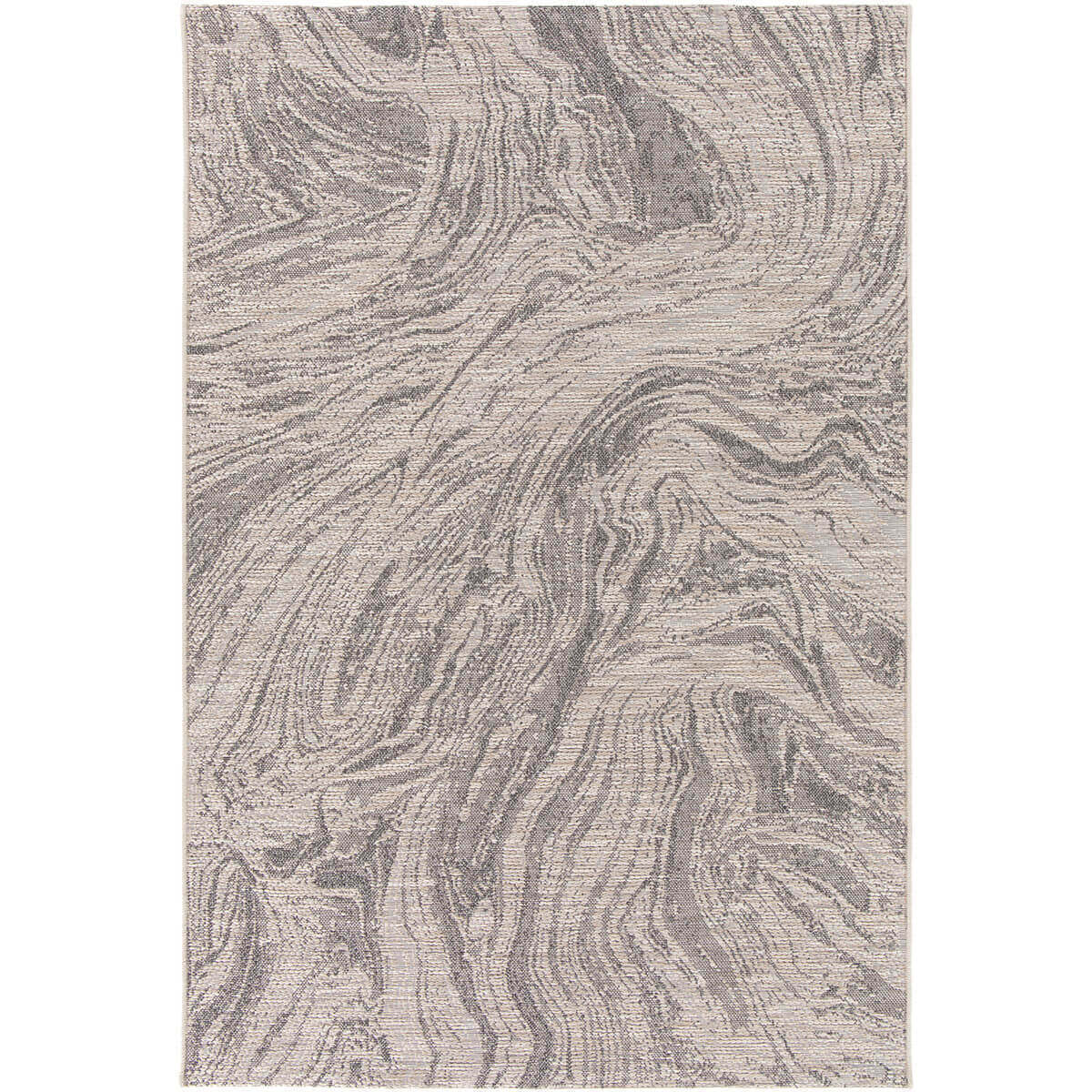 Maze Outdoor Cloud Outdoor Rug - Marble