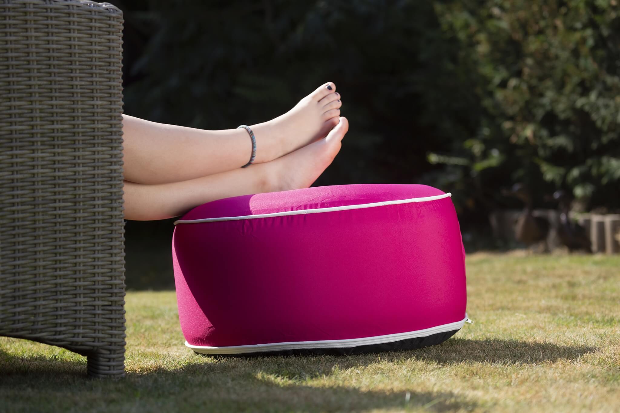 Katie Blake Water Resistant Inflatable Footstool