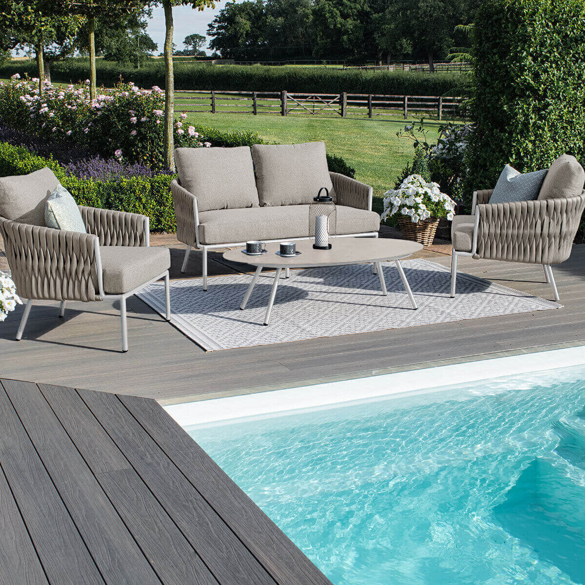 Maze Outdoor Marina 2 Seat Sofa Set