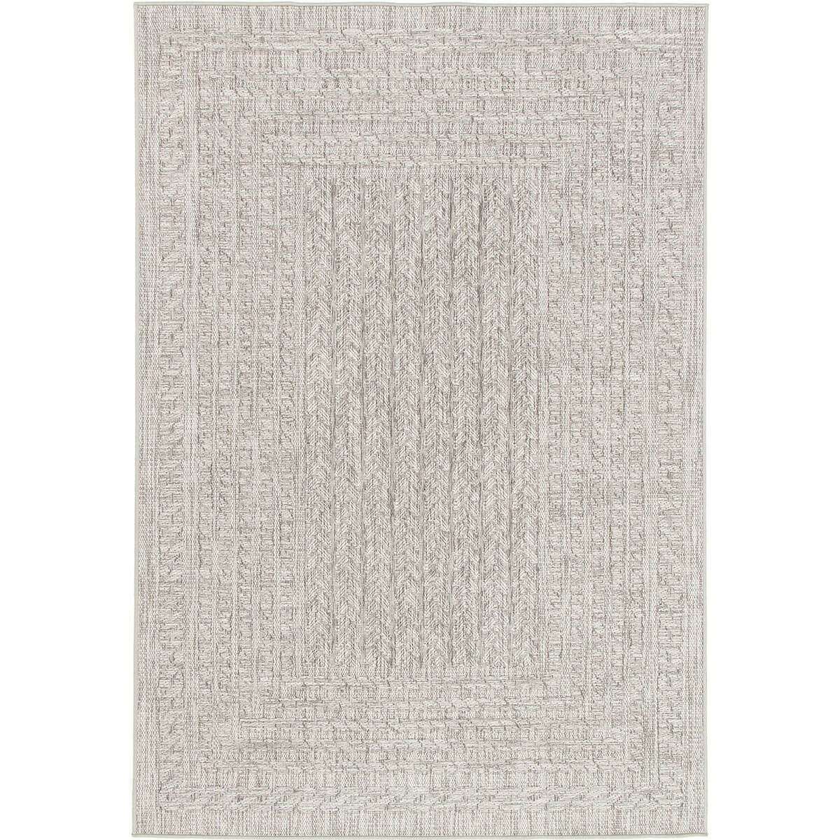 Maze Outdoor Alfresco Outdoor Rug - Grey